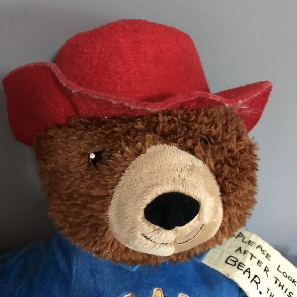 Kohls Cares Paddington Bear 13" Soft Toy Plush Stuffed Animal Brown Teddy - Picture 3 of 5